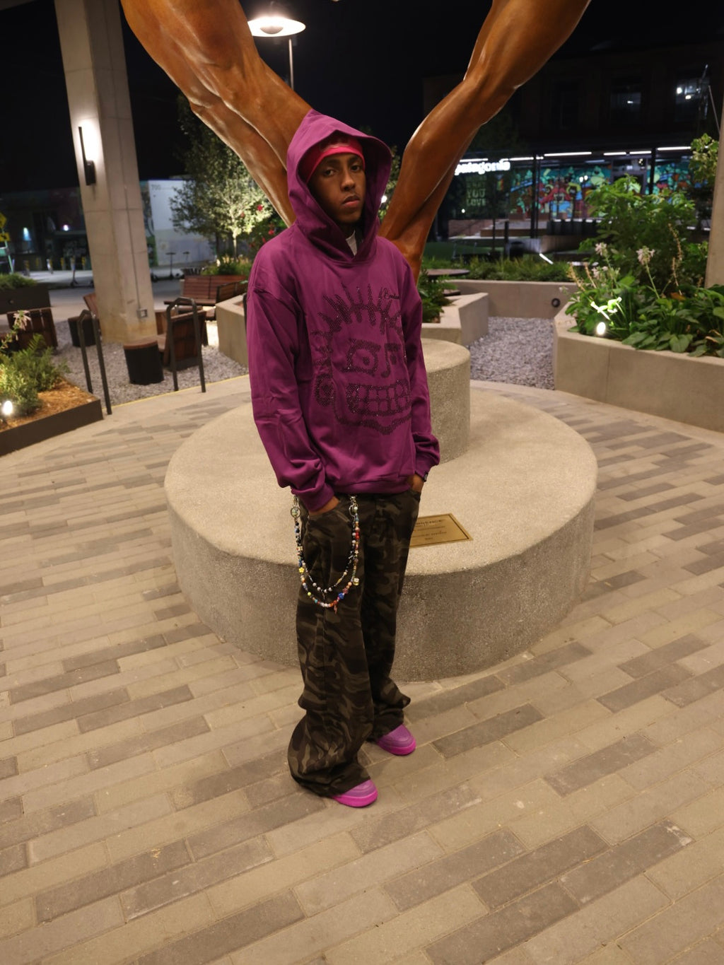 Byzantium Rookie Face Hoodie