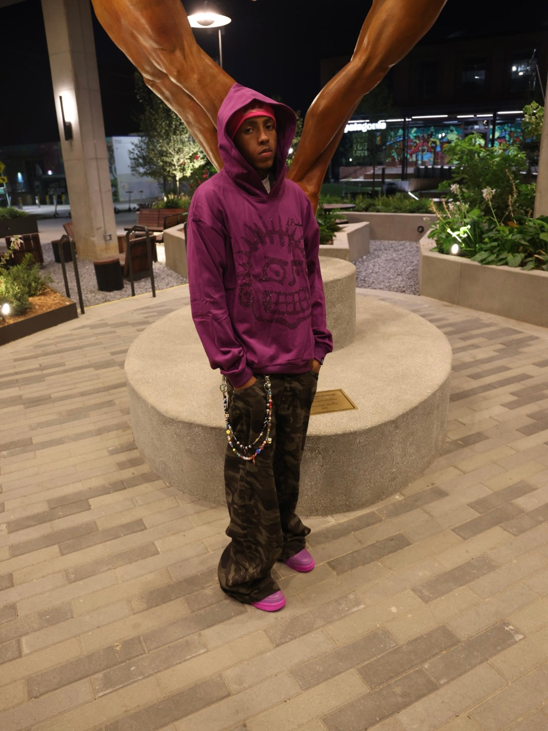 Byzantium Rookie Face Hoodie