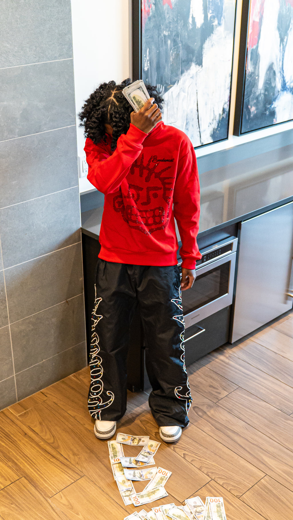 Blood Rookie Face Hoodie