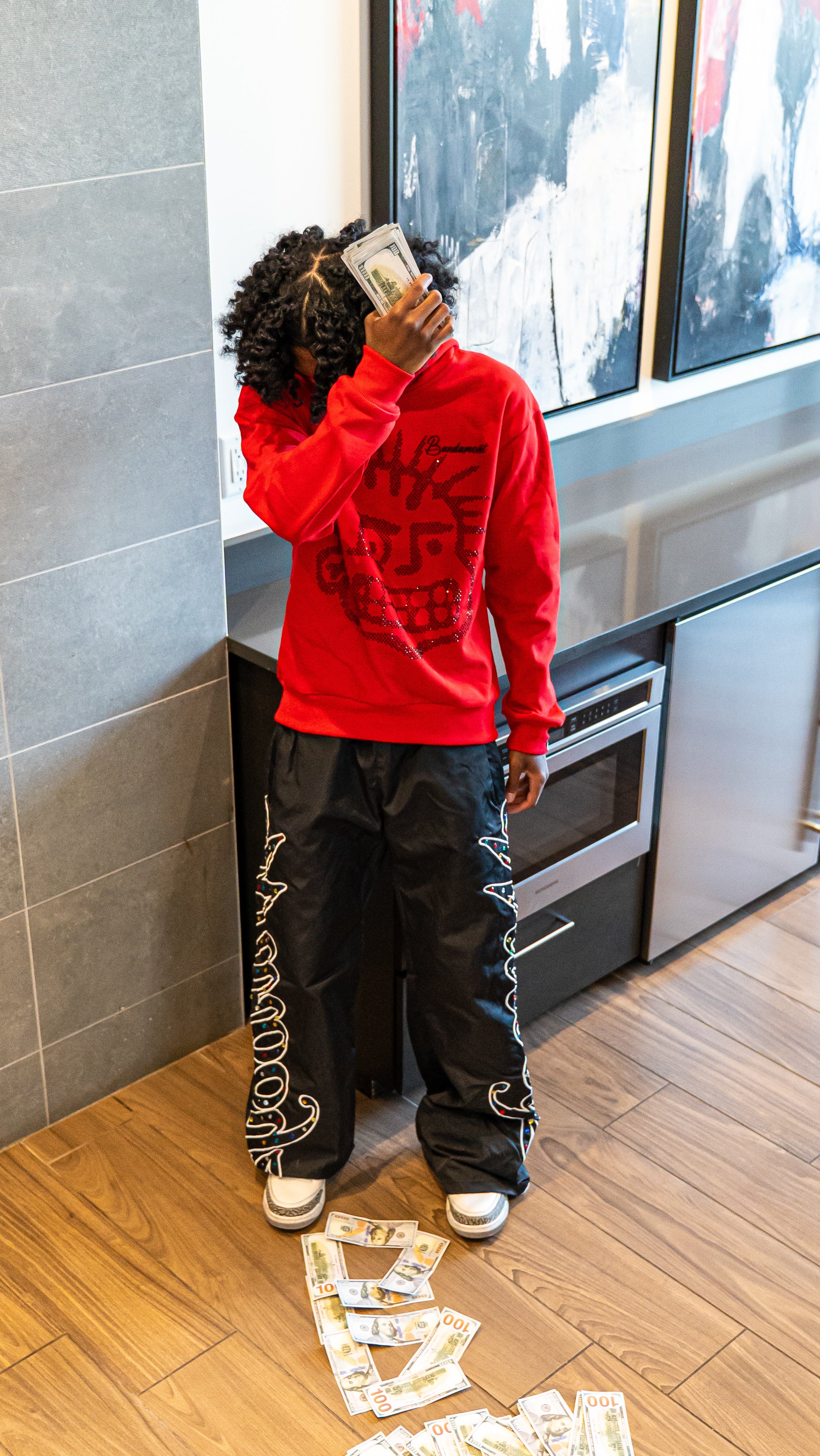 Blood Rookie Face Hoodie