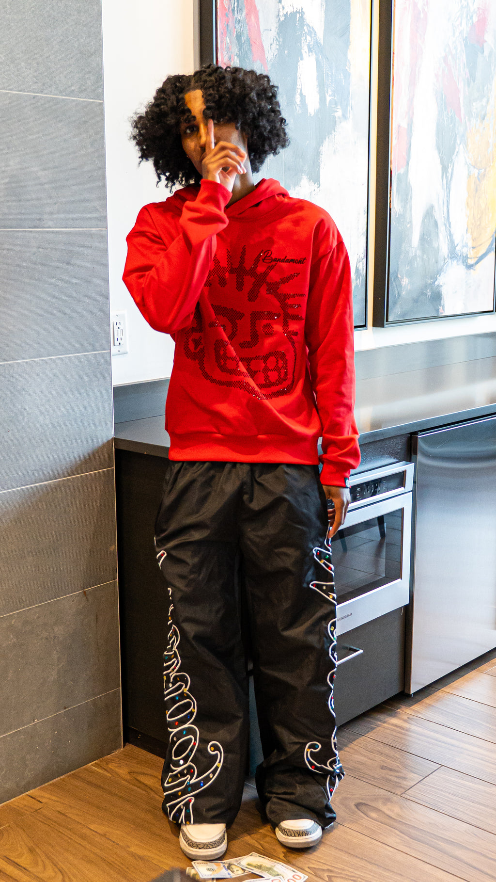 Blood Rookie Face Hoodie