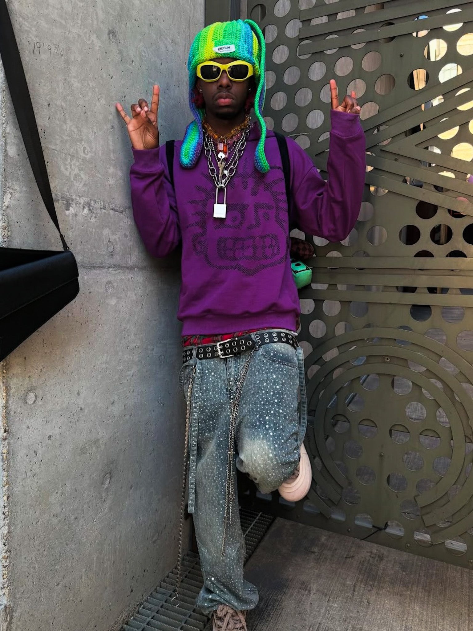 Byzantium Rookie Face Hoodie