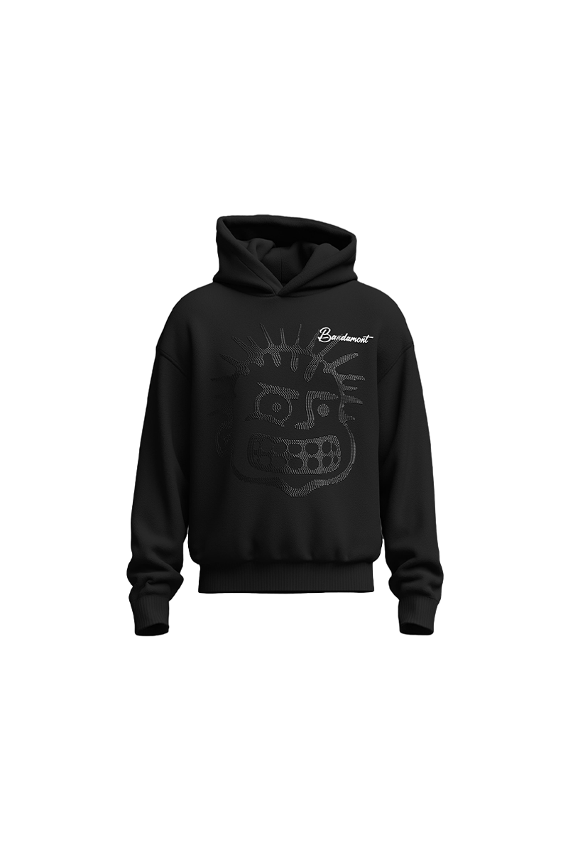 Blackout Rookie Face Hoodie
