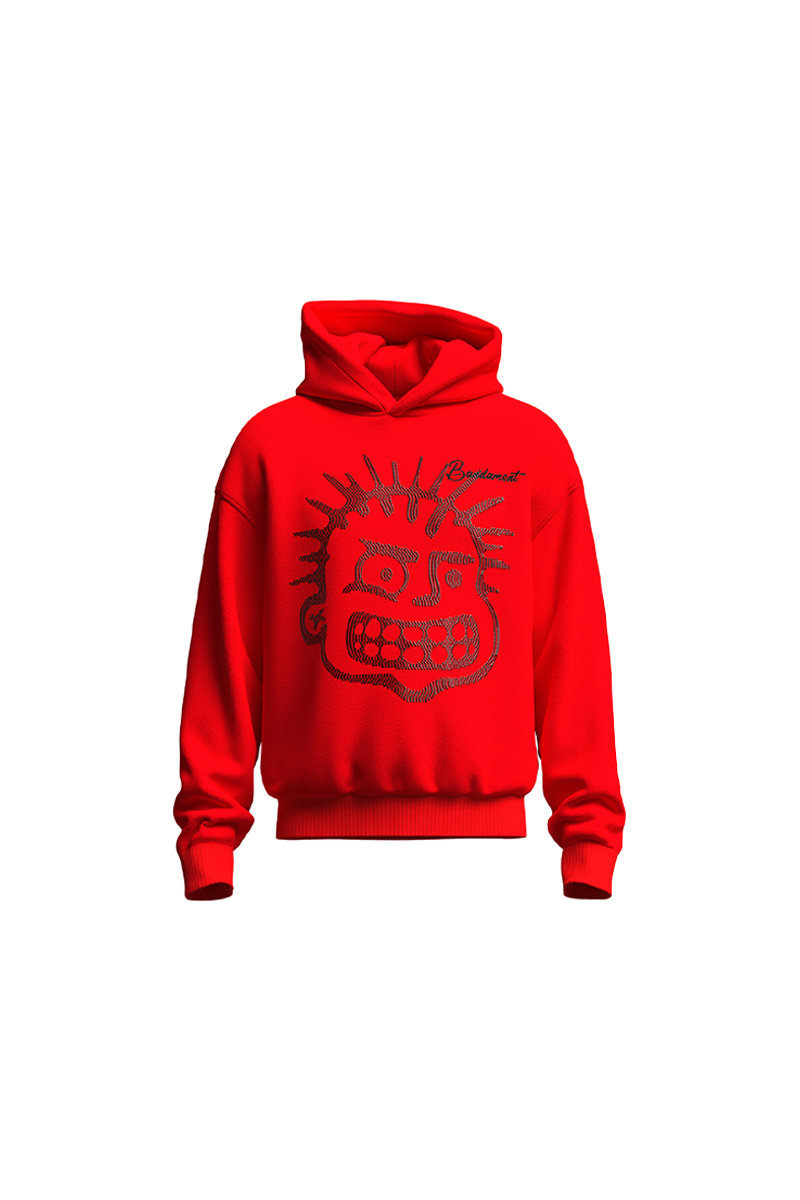 Blood Rookie Face Hoodie